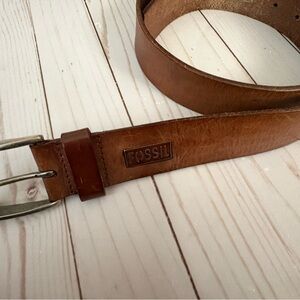 Fossil Tan Leather Men's Belt